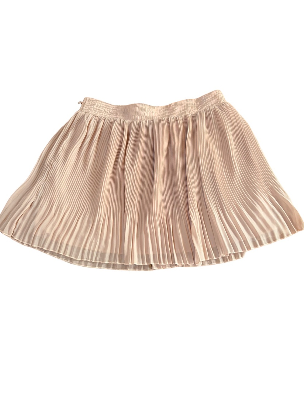 L.A. Hearts Blush Pink Pleated Mini Skirt Lined - Size Large